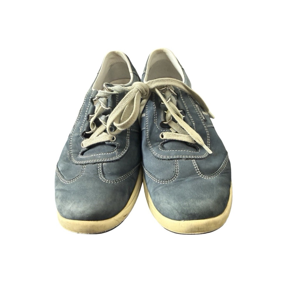 MEPHISTO Runoff Sneakers Nubuck Walking Air Jet Shoes Blue Gray Womens Size 6 - Picture 3 of 6